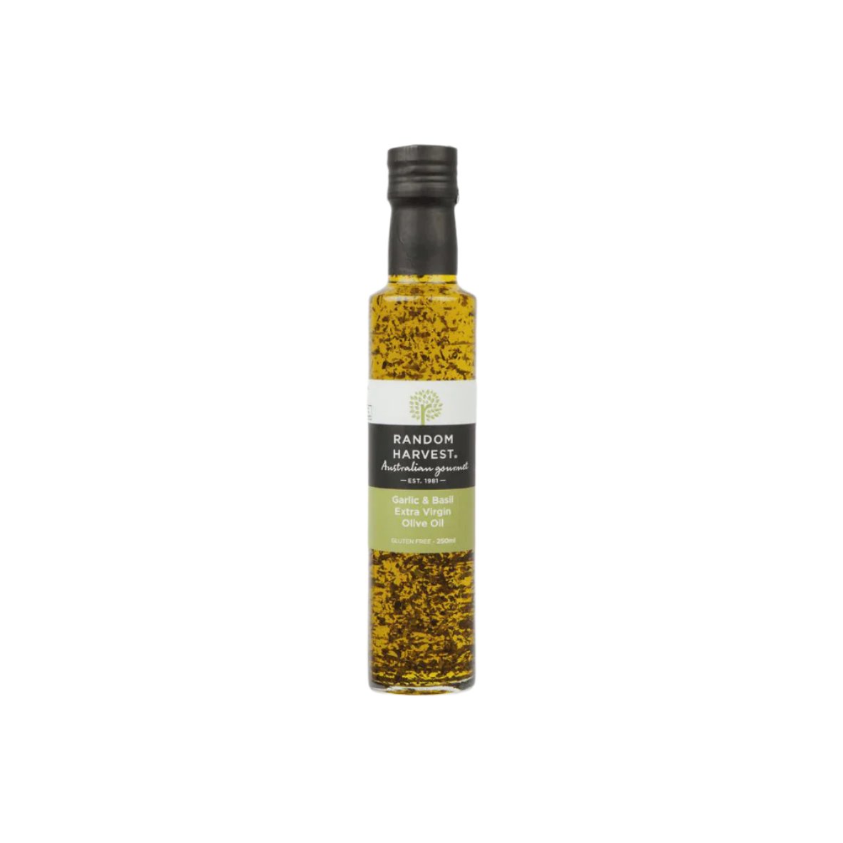 Garlic & Basil Extra Virgin Olive Oil 250ml | Random Harvest