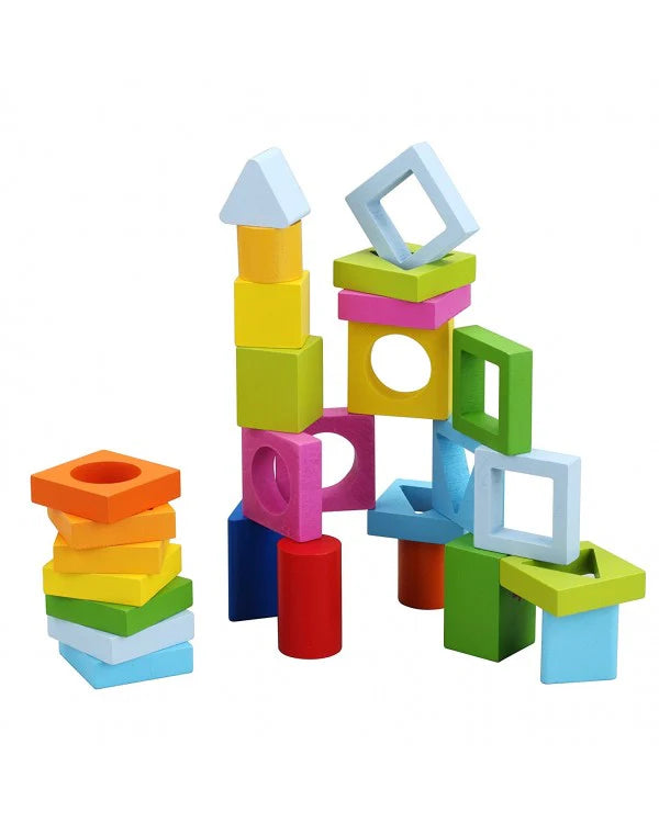 Geometric Blocks - 28pcs | Classic World