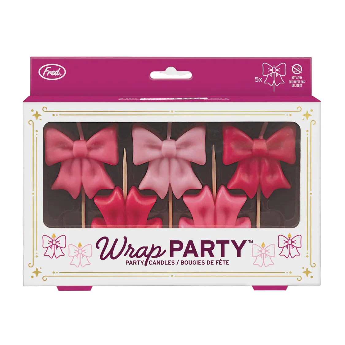 Wrap Party Candles-Set of 5 | Fred