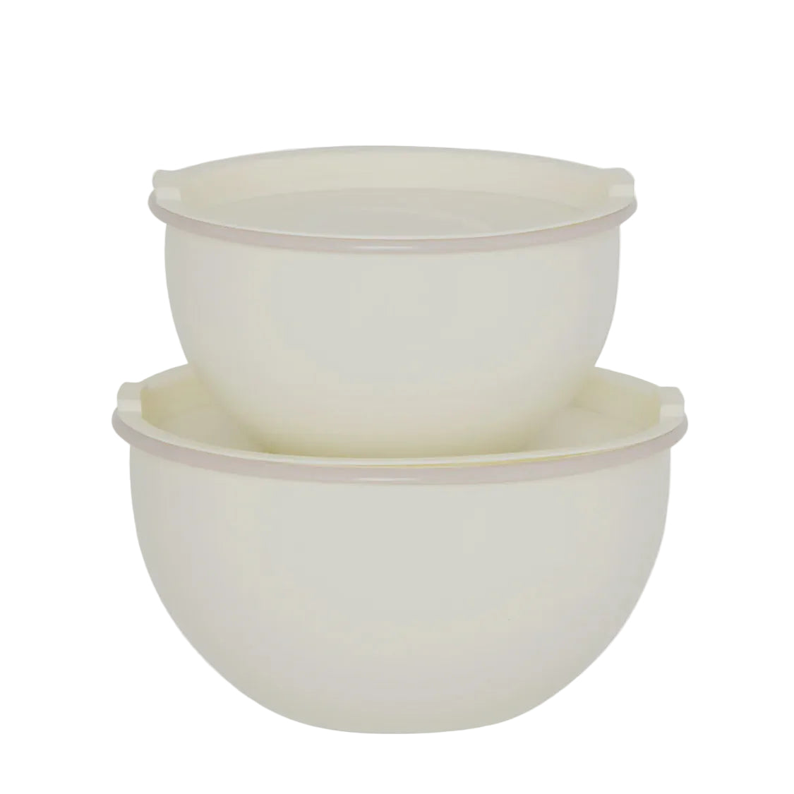 Daylesford Enamel Mixing Bowls With Lid 2pcs Set | Davis & Waddell