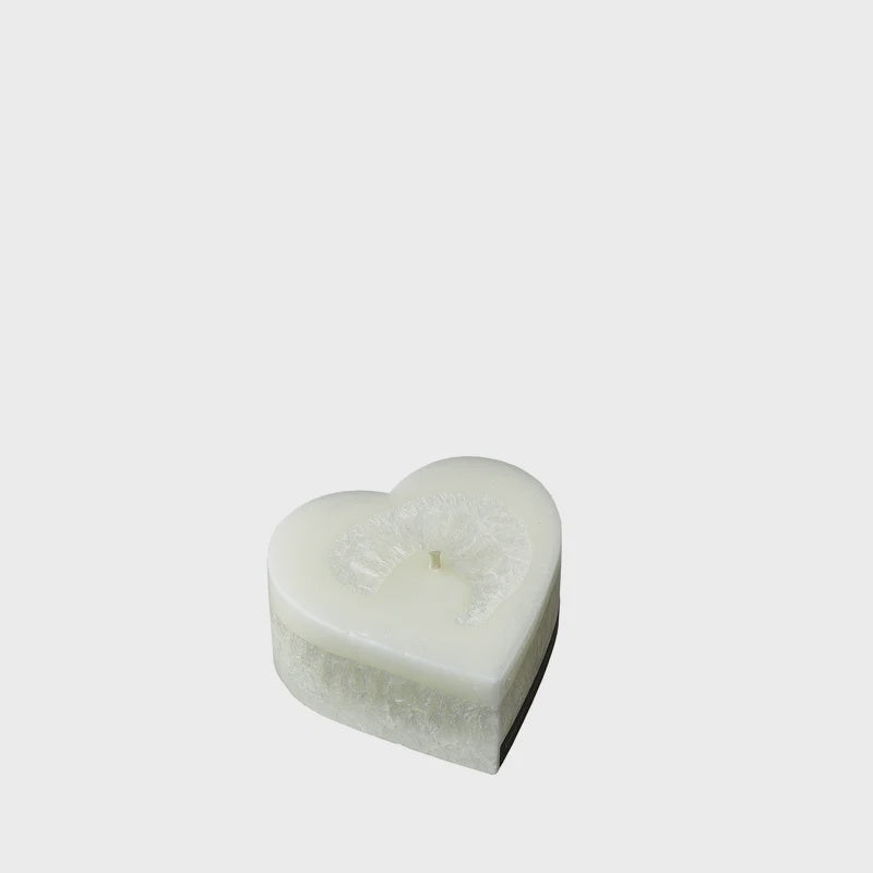 Pinot Blanc Heart (White) Candle | Living Light