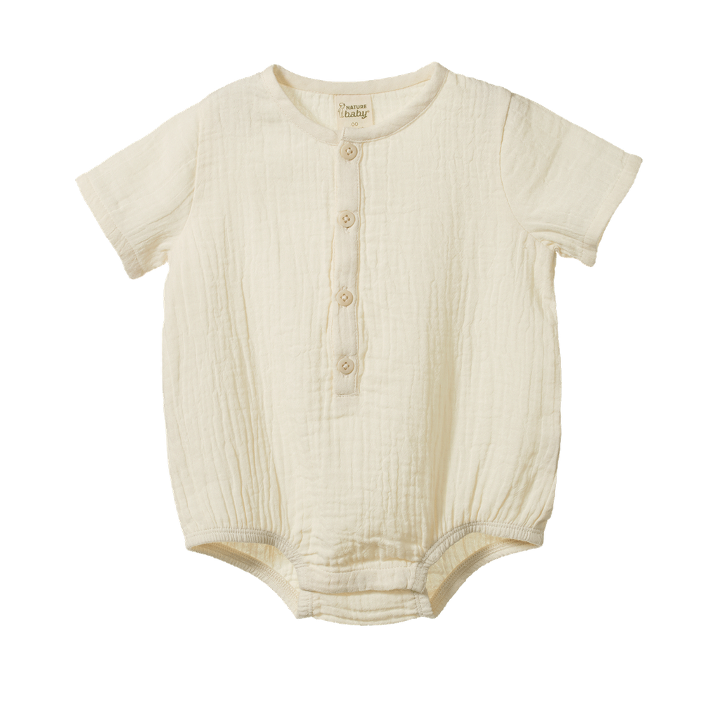 MONTY SUIT MUSLIN - Natural | Nature Baby
