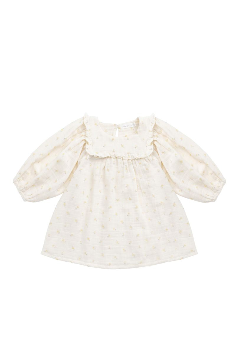 Organic Cotton Muslin Amira Dress - Vintage Ditsy | Jamie Kay