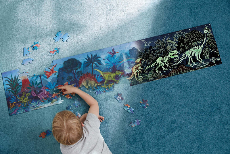 200pc Dinosaur Puzzle Glowing 1.5m | Hape