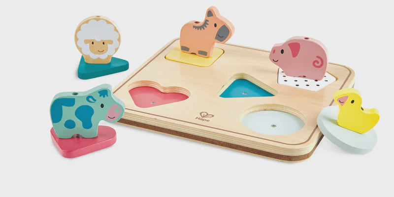 Wooden Animal Noise Puzzle | Hape