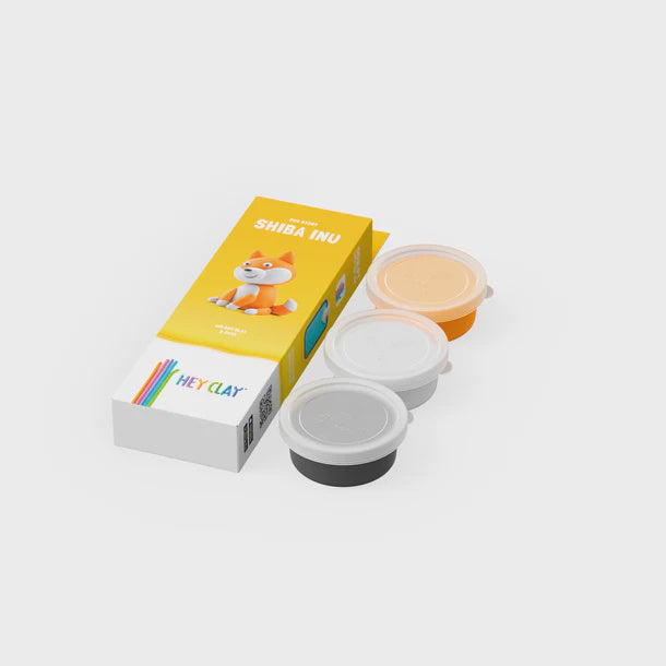 DOG STORY, SHIBA INU, 3 CANS, 5 COLOUR | Hey Clay