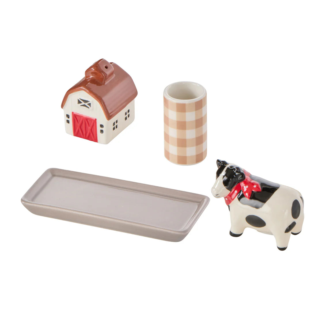 Homestead Salt & Pepper Shaker with Toothpick Holder Assorted Colour | Davis & Waddell
