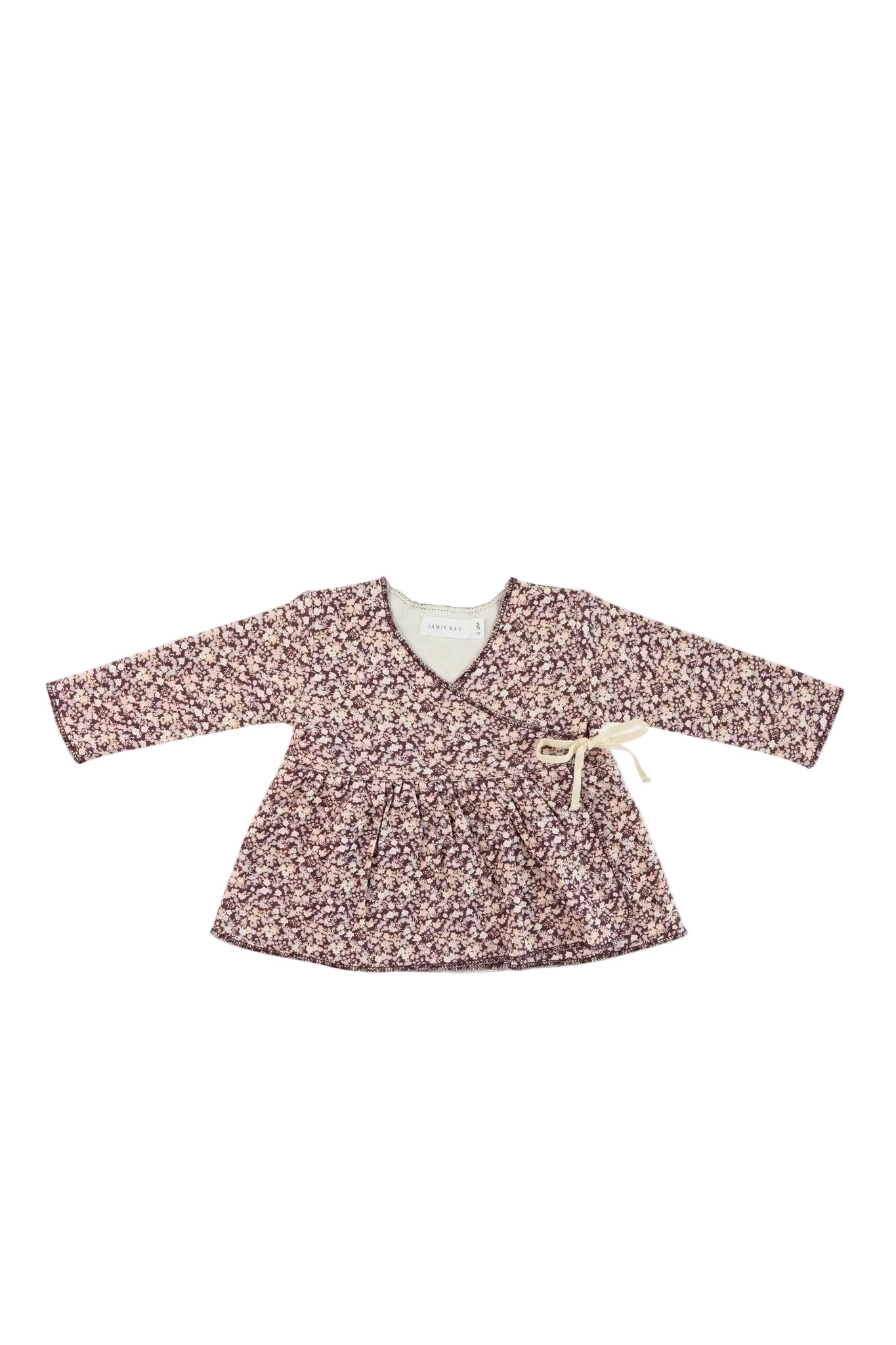 Organic Cotton Wrap Top - Lily of the Valley | Jamie Kay