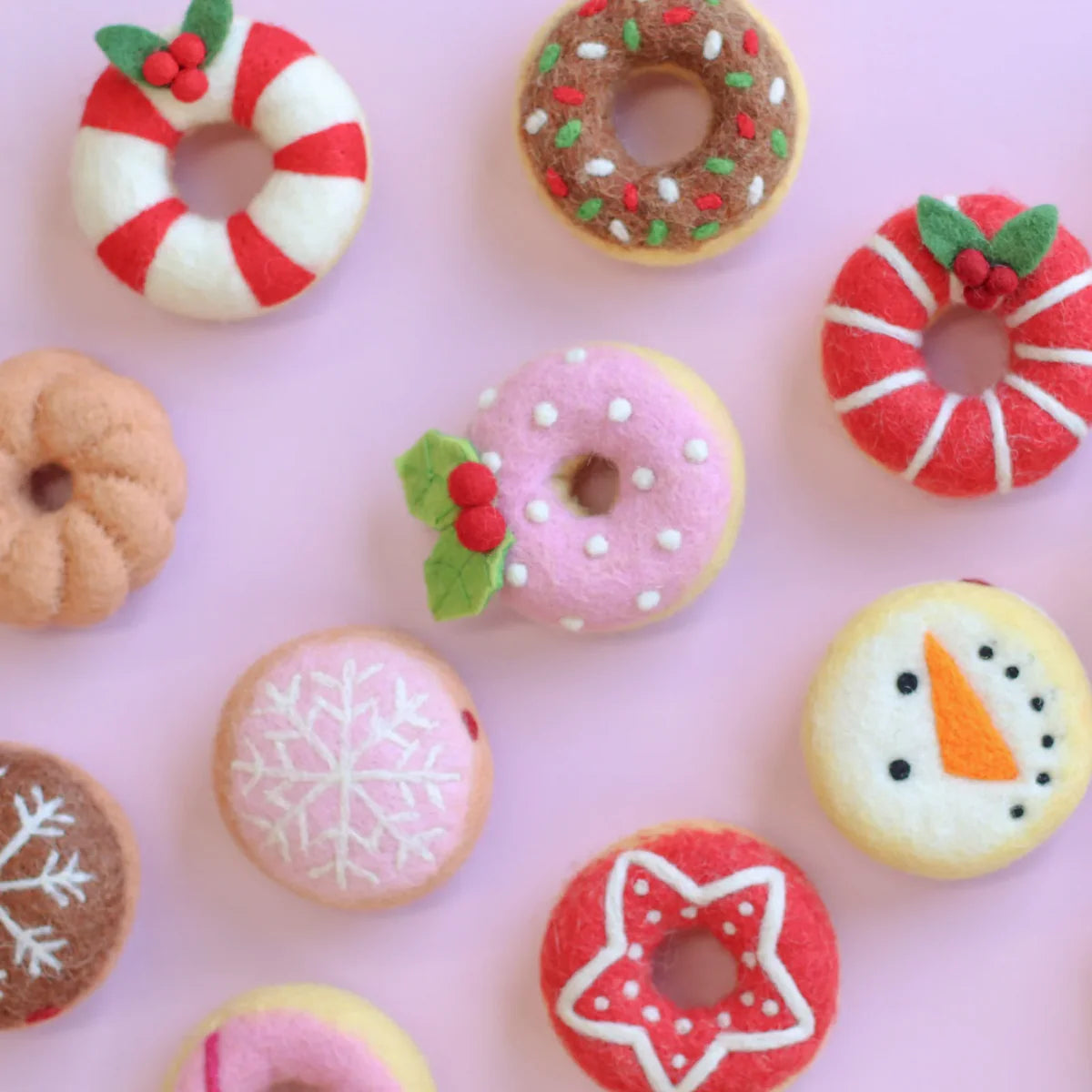 Christmas Pudding Donut | Juni Moon