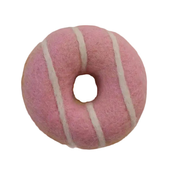 Pink Frosting Donut - White Drizzle | Juni Moon