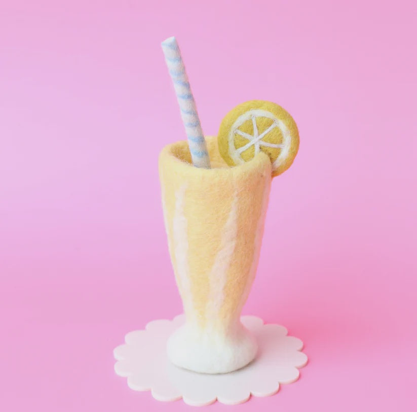 Shake It Up Classic Smoothies - Lemonade BLUE Straw | Juni Moon