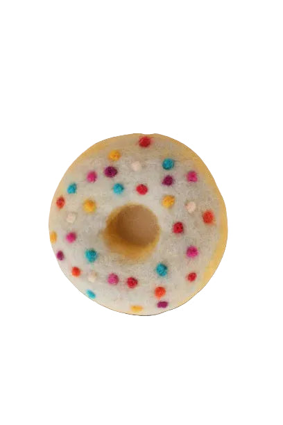 Pale Blue Sprinkles Donut | Juni Moon