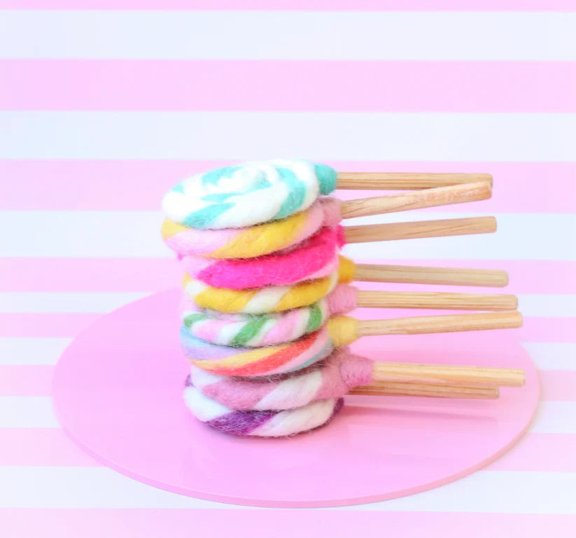 Hot Pink / White Lollipop | Juni Moon