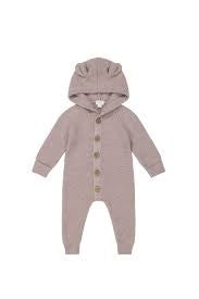Jack Playsuit - Dusty Lilac Marle | Jamie Kay