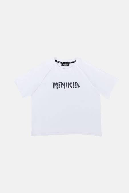 ART WHITE OVERSIZED T-SHIRT | MINIKID / 2-3YR