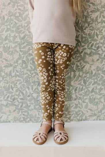 Organic Cotton Everyday Legging - Daisy Floral | Jamie Kay