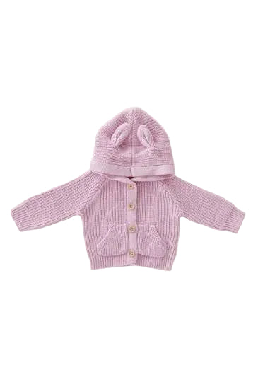 Bear Cardigan - Tulip | Jamie Kay