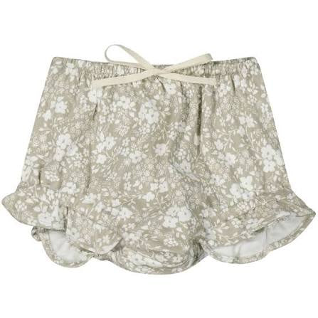 Organic Cotton Frill Bloomer - Pansy Floral Mist | Jamie Kay