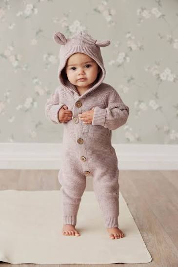 Jack Playsuit - Dusty Lilac Marle | Jamie Kay