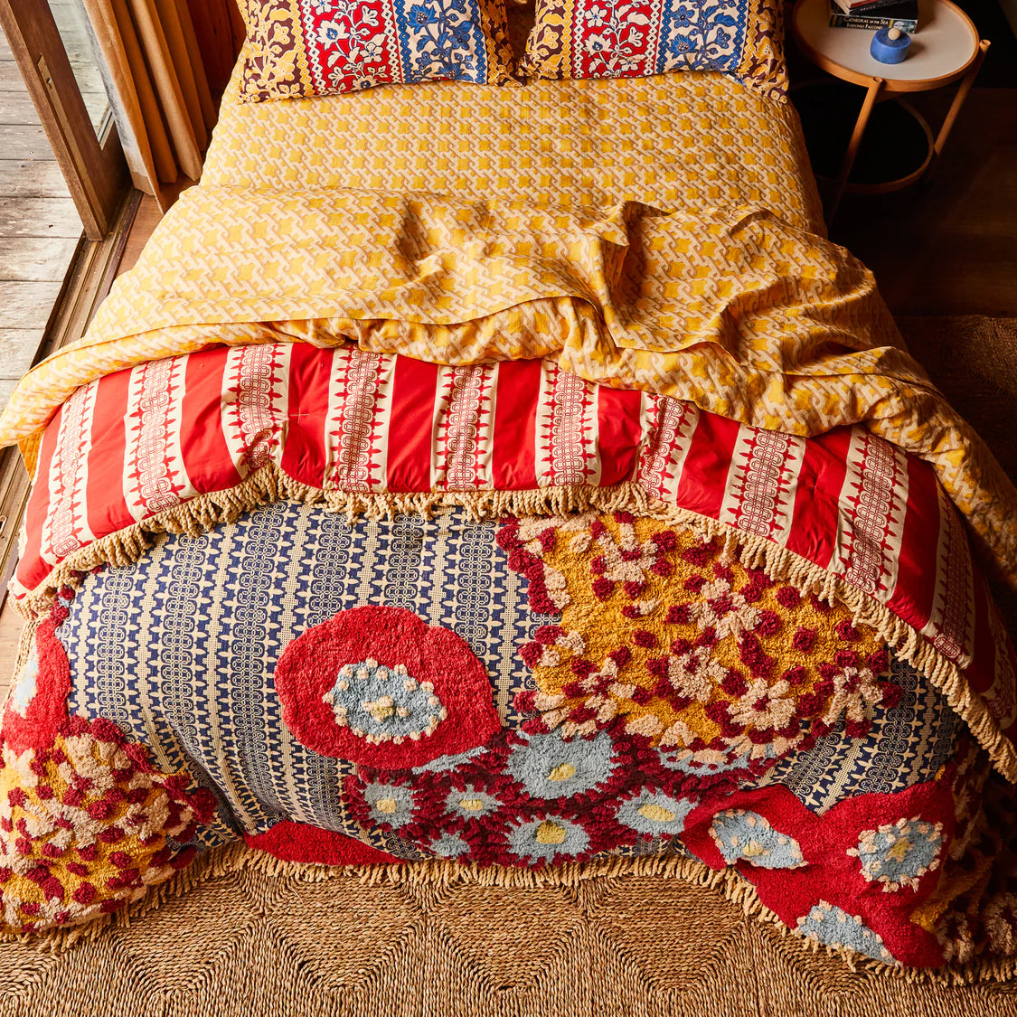 Zelie Tufted Blanket | Sage x Clare