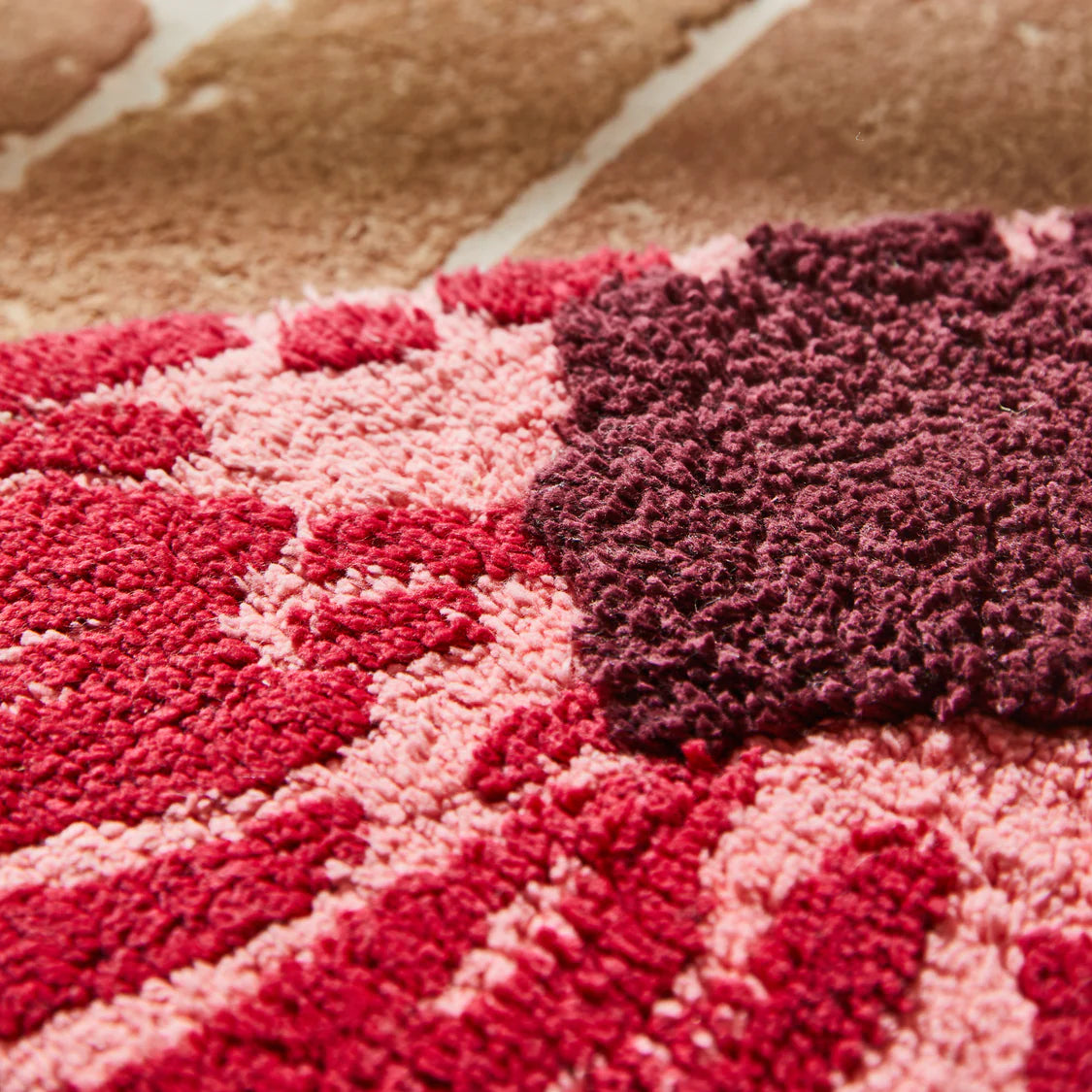Isabella Bath Mat - Crimson | Sage x Clare