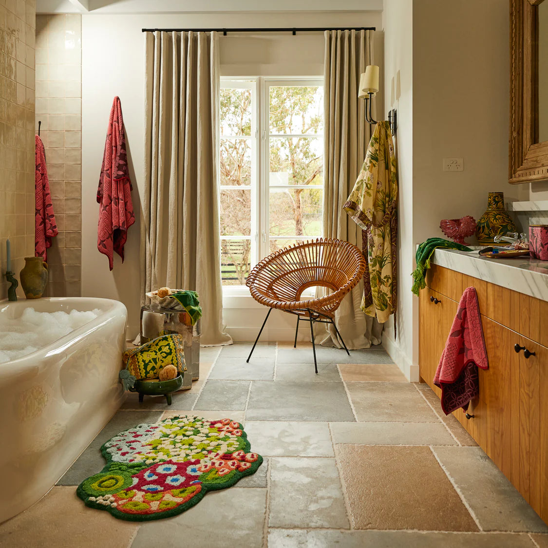 Coralie Bath Mat | Sage x Clare