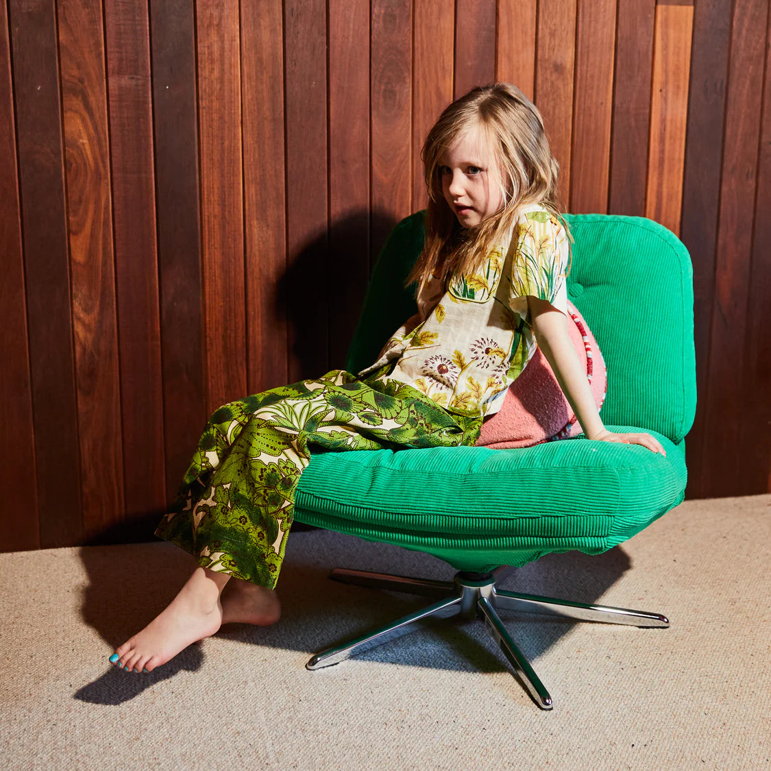 Lucia Kids Wide Leg Pant | Sage x Clare