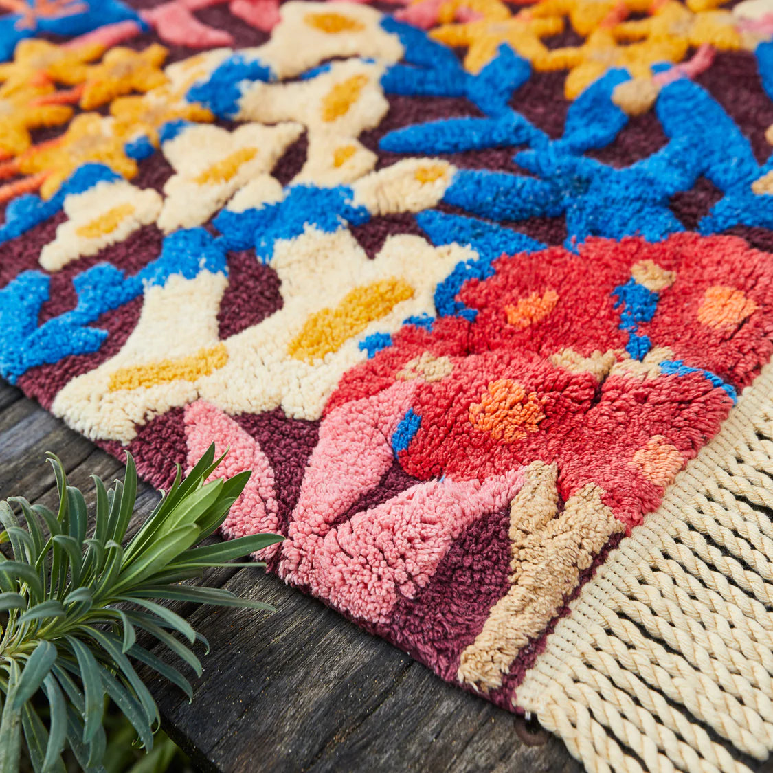 Francesca Bath Mat - Garnet | Sage x Clare