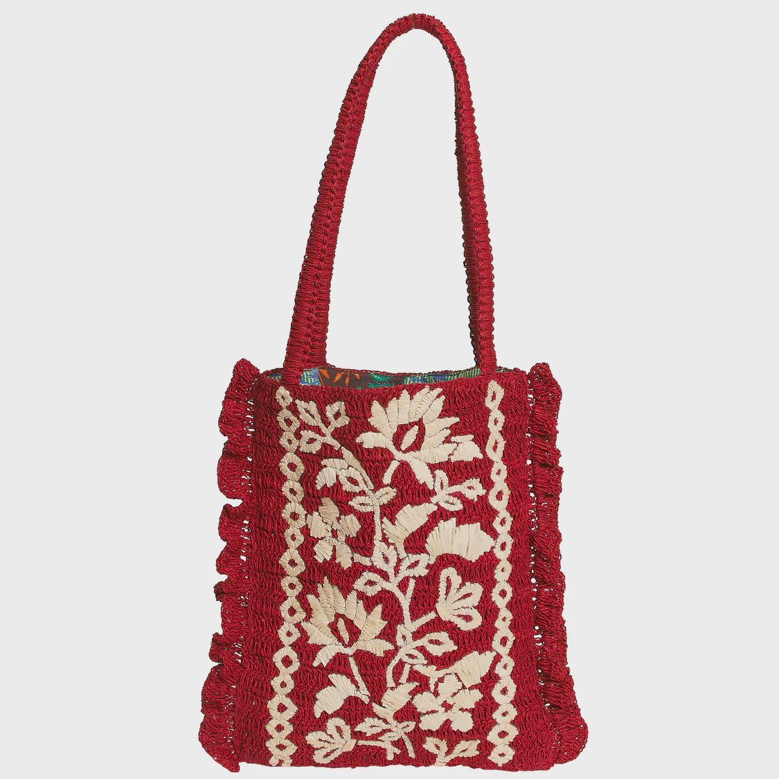 Thea Crochet Tote Bag | Sage x Clare