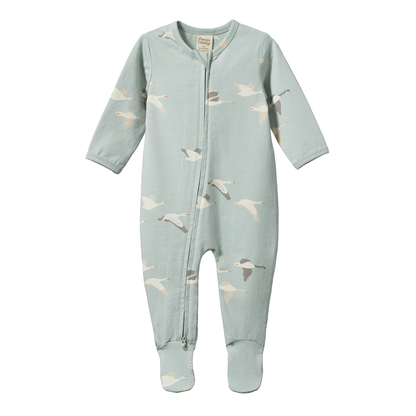 DREAMLANDS SUIT Flying Geese Print  | Nature Baby