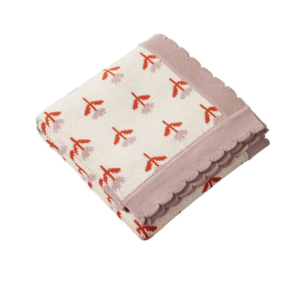 FERN BLANKET - Fleurette Knit - OS | Nature Baby