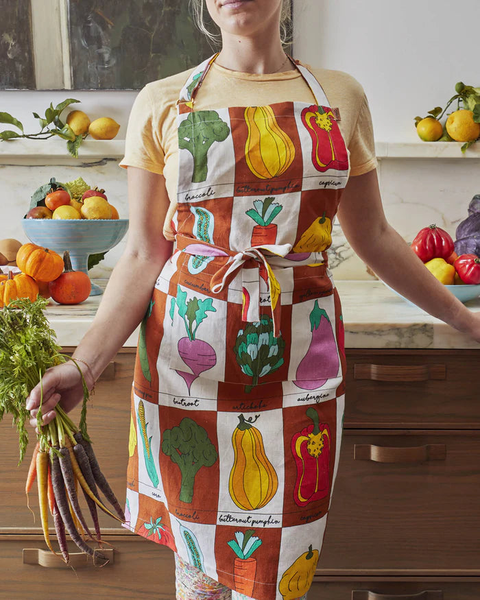 Vegie Box Linen Apron | Kip & Co