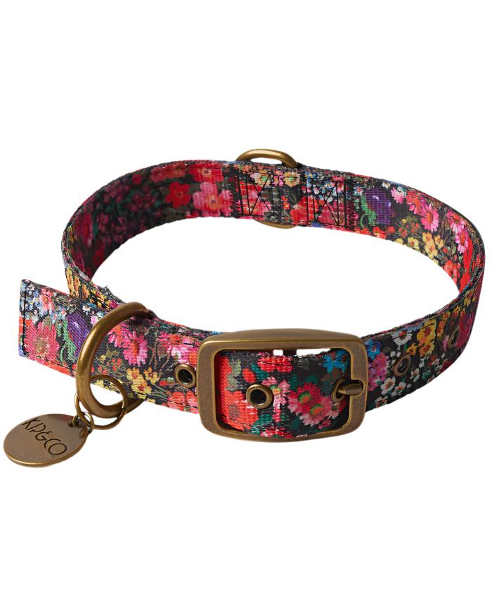 Dog Collar - Forever Floral Black | Kip & Co