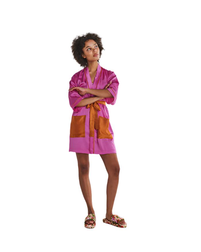 Flirty Satin Robe | Kip & Co