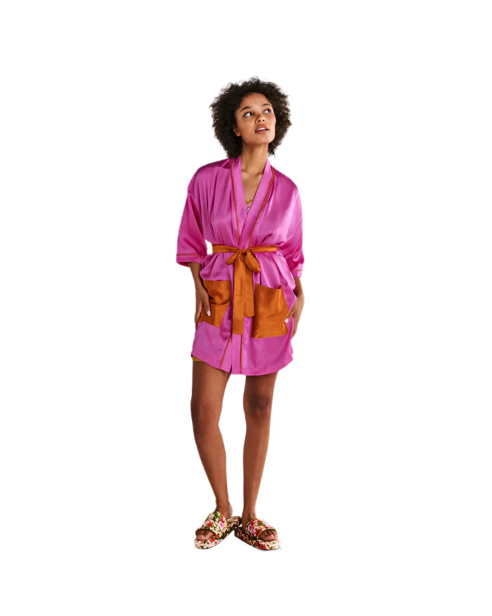 Flirty Satin Robe | Kip & Co