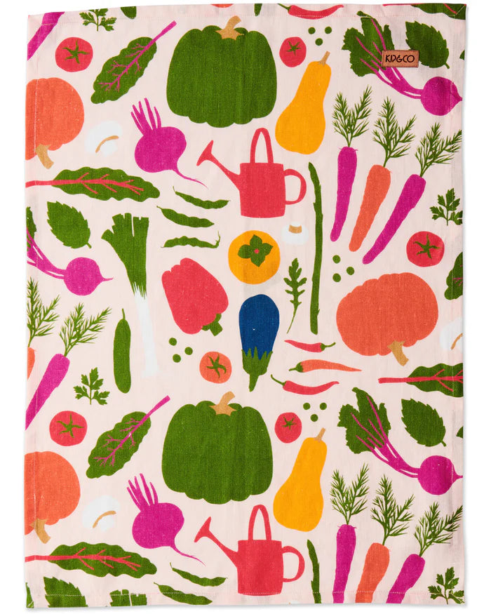 Stephanie's Harvest Linen Tea Towel | Kip & Co