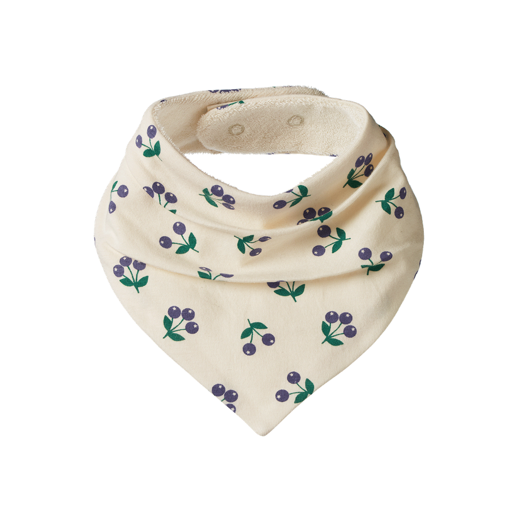 TRIANGLE BIB - Little Winter Berry Print | Nature Baby