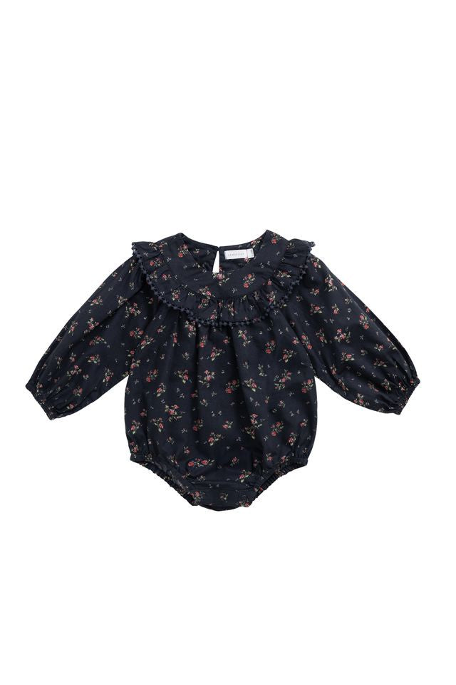 Organic Cotton Malia Playsuit | Bianca Noir | Jamie Kay