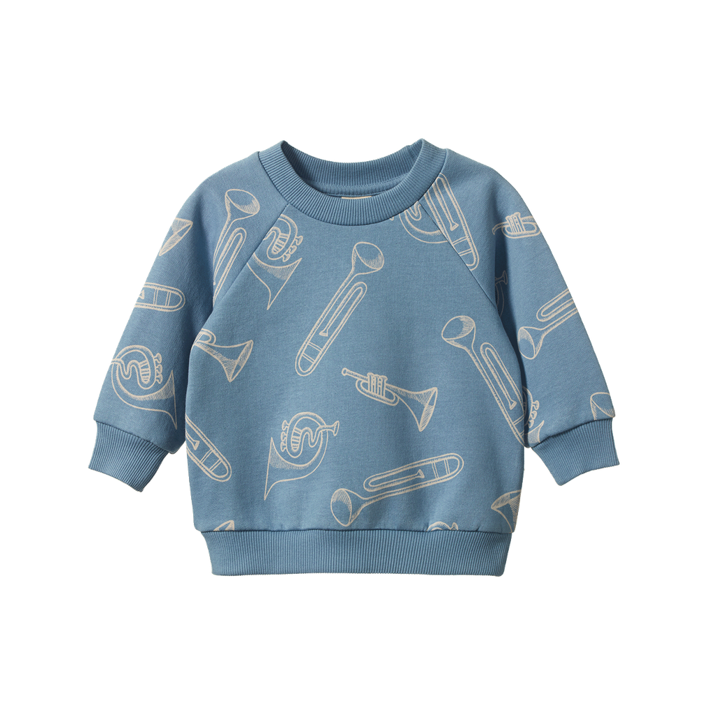 EMERSON SWEATER - Jazz Print | Nature Baby