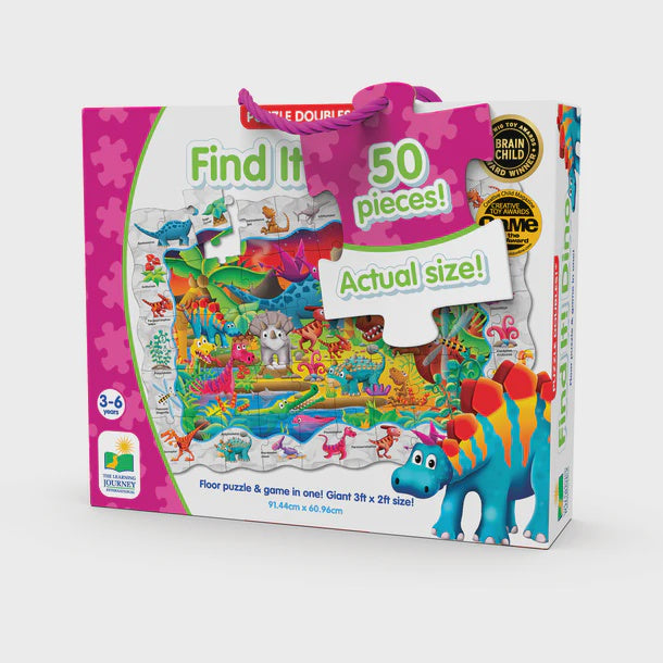 Puzzles Doubles - Find it! Dinosaurs | The Learning Journey