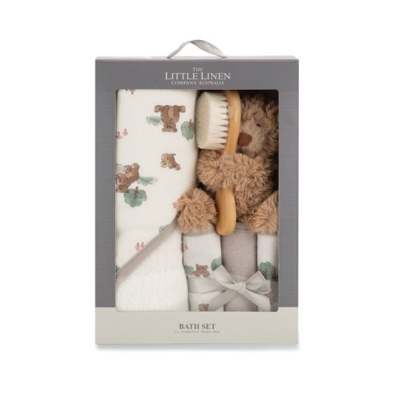 Bath Gift Set - Willow Bear | The Little Linen Company