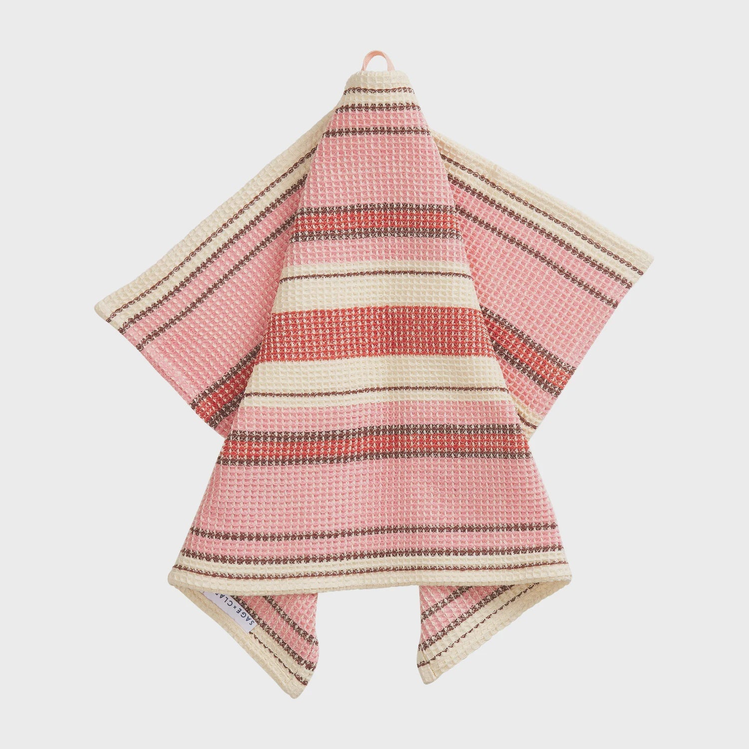 Ishani Stripe Tea Towel - Posy | Sage x Clare