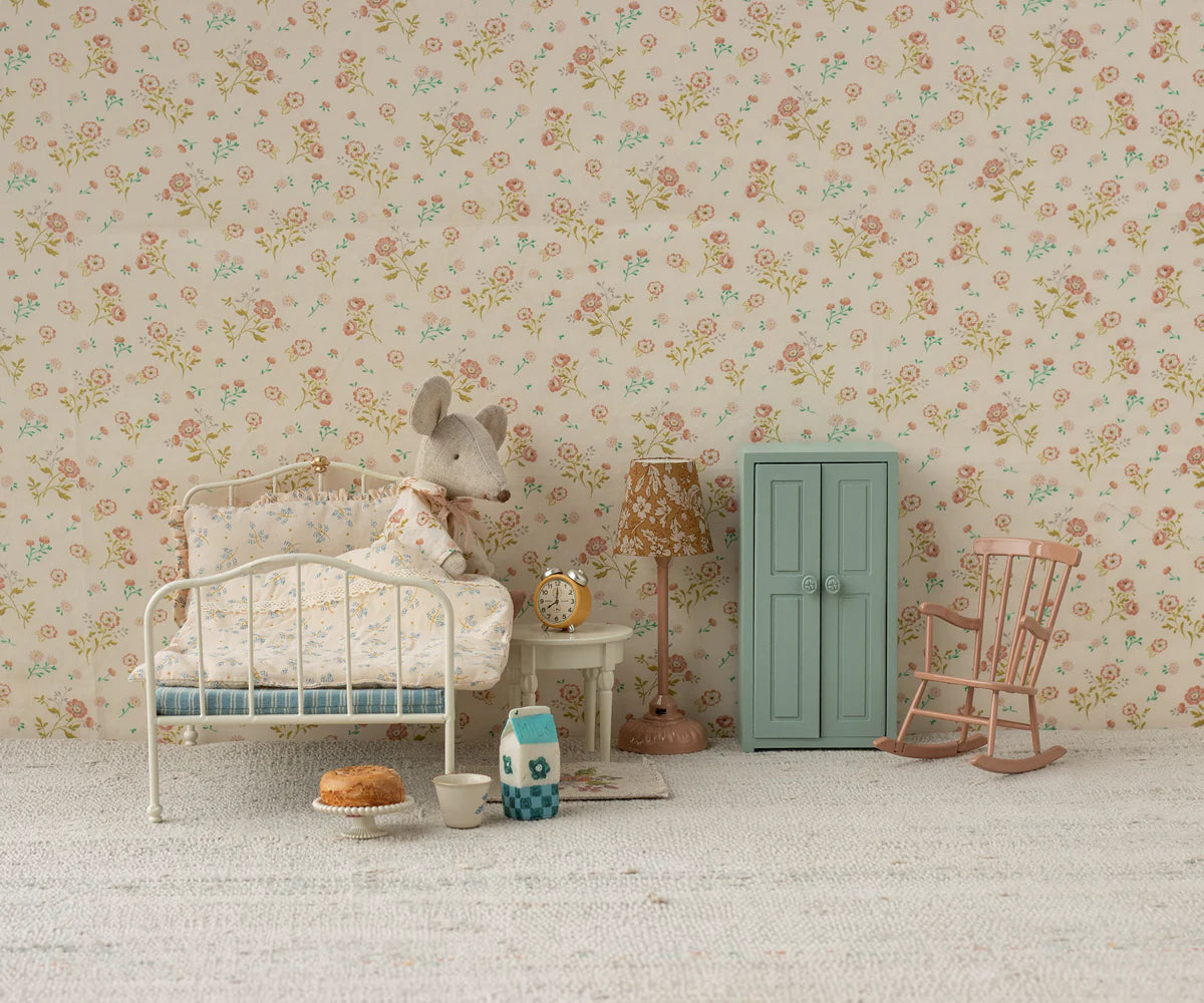 Maileg Mouse Vintage Double Bed off-white | Maileg