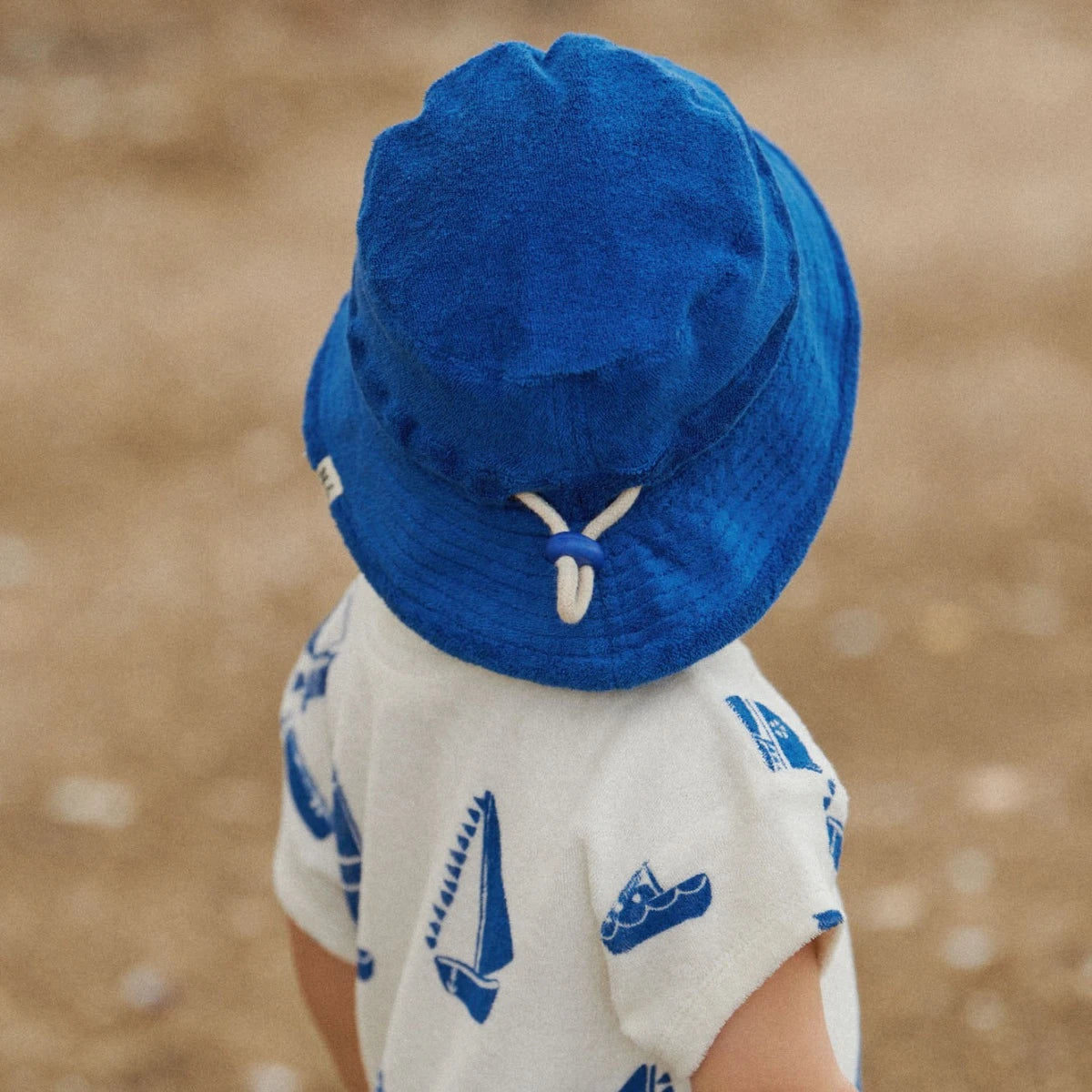 Juno Romper Terry || Regatta Print Terry | Nature Baby