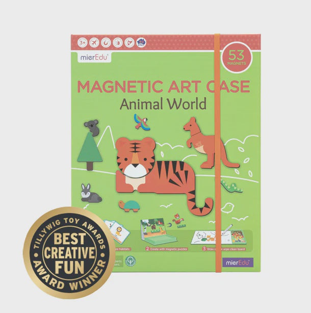 Magnetic Art Case - Animal World | Mieredu