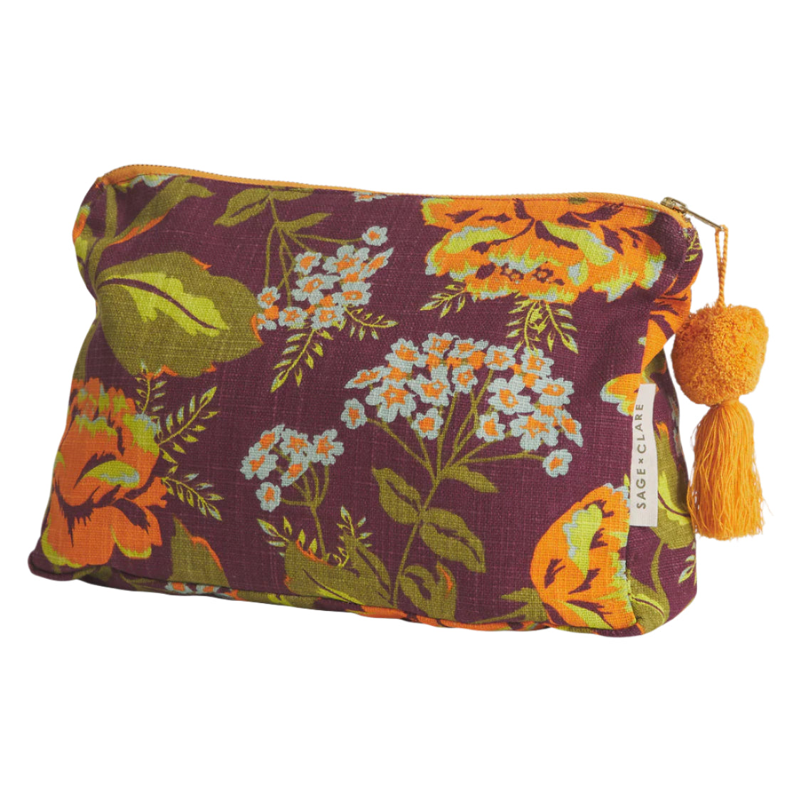 Margot Cosmetic Bag | Sage x Clare