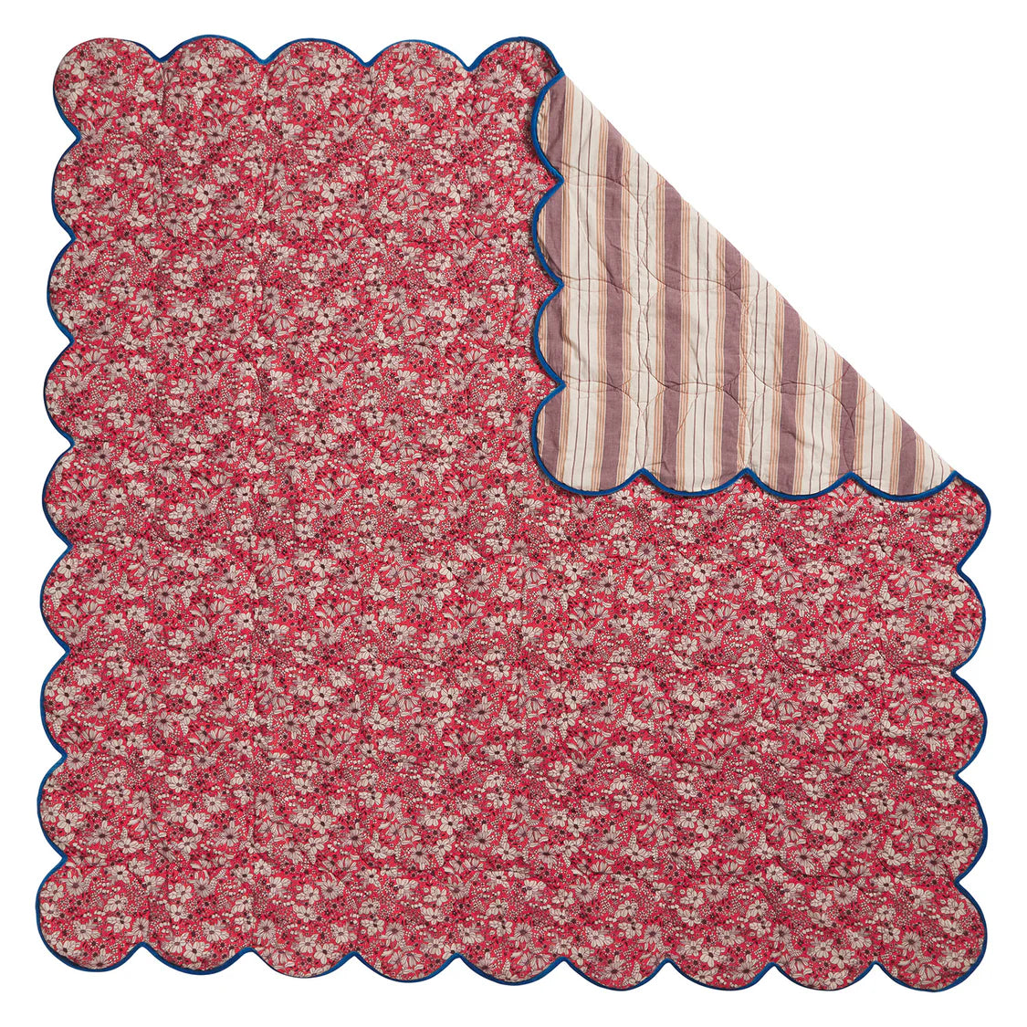 Evette Scalloped Quilted Coverlet | Sage & Clare