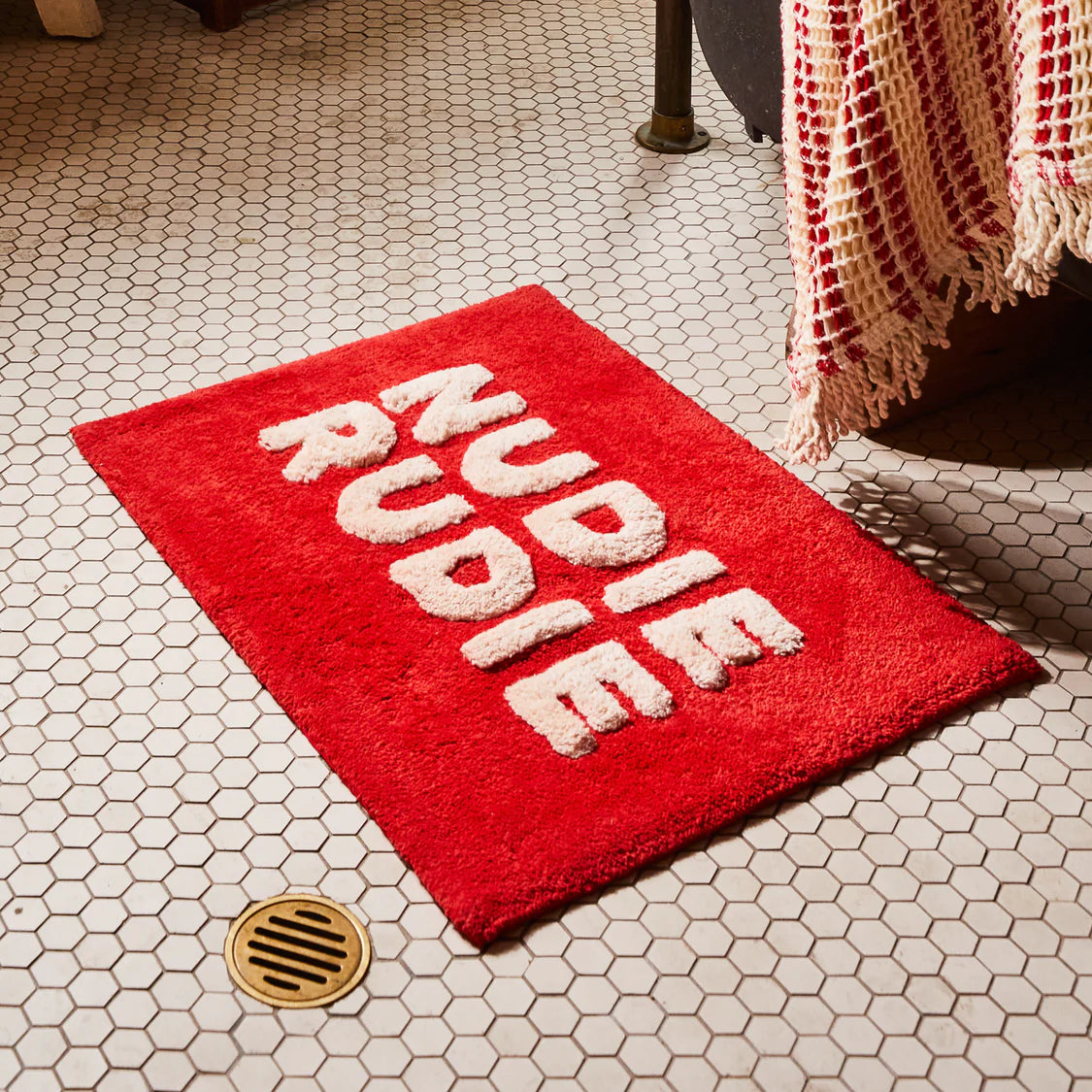 Tula Nudie Bath Mat - Scarlet | Sage x Clare