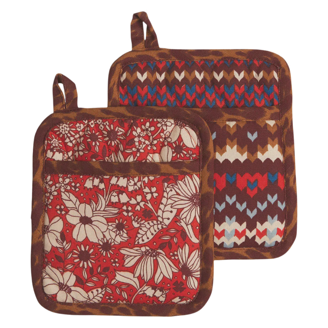 Evette Pot Holder Set | Sage x Clare