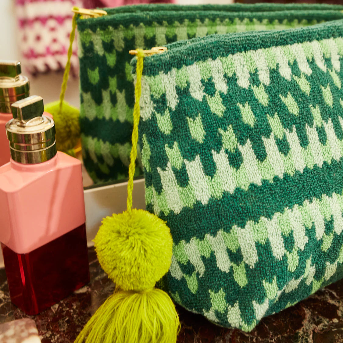 Arlette Terry Pouch Large - Jade